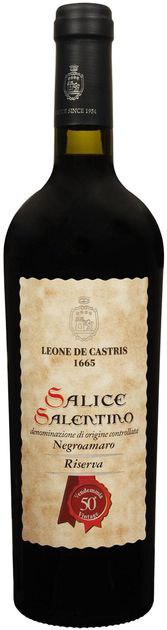 Вино Salice Salentino Negroamaro Riserva 2019 сухе чер 0,75 Італія 14%